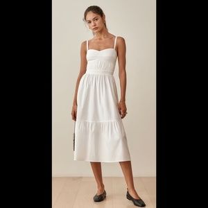 NWT Reformation Lauretta Dress - White - Size 8